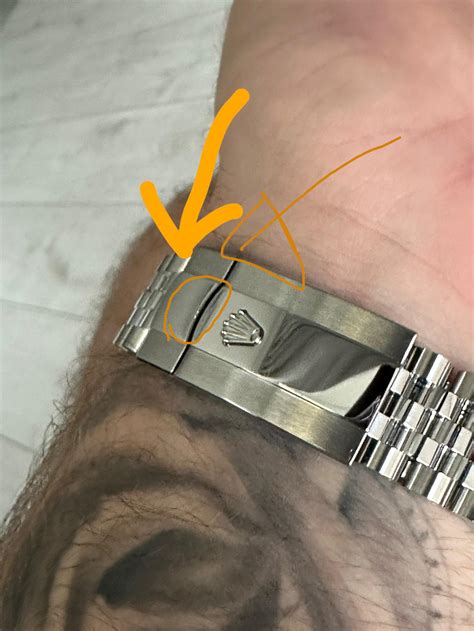 scratches on rolex clasp|rolex currant clasp scratch.